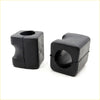 Black rubber rear stabilizer shaft rubbers with square shape and central hole for nissan cedric gloria y30 1983-1995