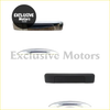 Chrome and black plastic rear tailgate handle door cover trims for ford ranger 2012-2022 shown from back side