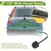 Black compact backup reverse camera with teal connector and 170-degree wide-angle lens for Toyota Land Cruiser 2017-2021