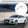 Rear view camera adapter wire harness cable for toyota 86 with black red wires yellow rca connector and white housing