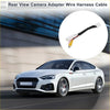 Black wire harness cable with yellow rca and white connectors for rear view camera adapter toyota 4runner 2012-2014