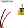 Rear view camera adapter wire harness for toyota tundra 2014 with yellow rca connector and metallic center pin