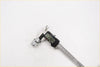Digital caliper with black body and silver jaws measuring 1.87 mm for rear wheel nut chrome toyota hilux 1997-2005