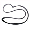 Rear window weatherstrip for mitsubishi triton storm strada 1996-2006 black rubber with smooth flexible loop design