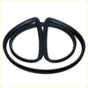Black rubber gasket seal for rear windscreen on toyota hilux 1983-1998 designed for automotive use