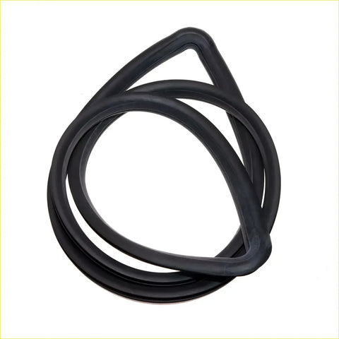 Black rubber rear windshield seal gasket with smooth triangular shape for nissan ad y10x wingroad resort 1990-1999
