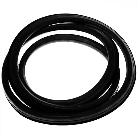 Black rubber rear windshield weatherstrip gasket coiled circular for isuzu faster kb bedford kb