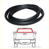 Black rubber gasket rear windshield weatherstrip for mitsubishi triton 1986-1996 pickup truck window seal