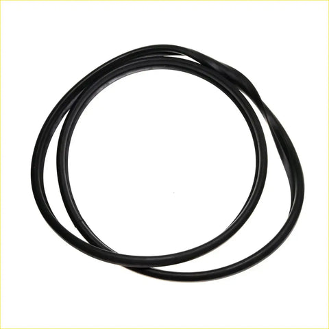 Black rubber rear windshield weatherstrip gasket coiled circular for nissan datsun 520 521 1968 1973