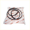 Black rubber rear windshield weatherstrip gasket in a clear bag with red Toyota branding for Hilux 1979-1983