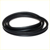Black rubber rear windshield weatherstrip gasket coiled neatly for Toyota Hilux RN10 1968-1972