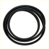 Black rubber rear windshield weatherstrip gasket coiled for toyota hilux rn10 1968-1972