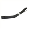 Black metal redback 2.5 inch catback exhaust pipe with curved design and two connectors for holden commodore ute backside