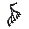 Black cast iron redback header exhaust manifold with four pipes and flanged ends for toyota landcruiser hzj79 ute