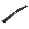 Black metal redback performance exhaust centre assembly with cylindrical body and flanged ends for ford territory