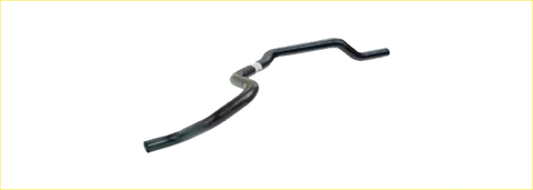 Black rubber coolant hose with metal clamps for redback performance exhaust system ford falcon 07 1991 rear view