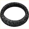 Black textured rubber gasket with braided fibrous surface for redback performance exhaust system ford falcon v8 sedan