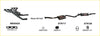 Black exhaust manifold and catalytic converter with metallic finish from redback performance exhaust system for holden calais
