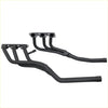 Black matte finish Redback Performance exhaust manifolds with four inlet ports for Holden Caprice 1997 back side