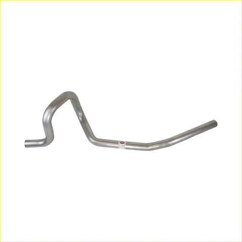 Silver metallic s-shaped handlebar with smooth finish for redback sports system on holden kingswood 1970-1980