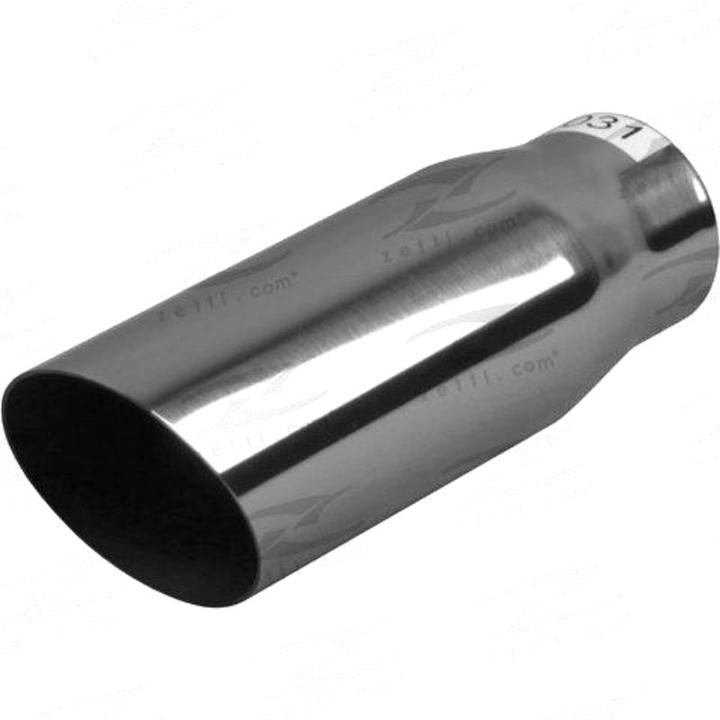 Redback Exhaust Tip SS Angle Cut 45x47x200mm