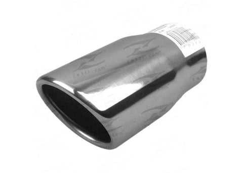 Redback Exhaust Tip SS Angle Cut Rolled 50x75x150mm