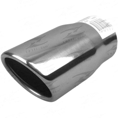 Redback Exhaust Tip SS Angle Cut Rolled 57x63x150mm