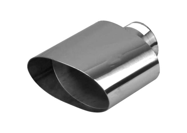 Redback Exhaust Tip SS 63x140x200mm Suits Au Falcon 98-02