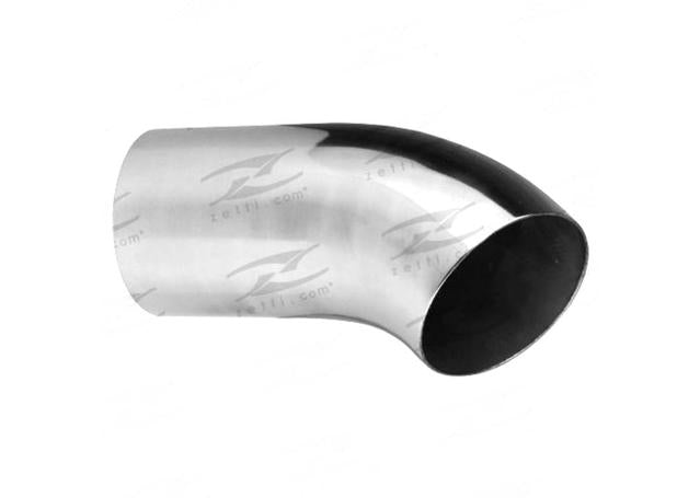 Redback Exhaust Tip SS Dump 75x241mm