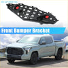 Right bumper bracket retainer for Toyota Highlander 2014-2019 black plastic with red circular fasteners