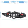 Right bumper bracket retainer for toyota highlander 2014-2019 black plastic grille insert with red circular fasteners