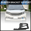Black plastic right front bumper support bracket for Toyota Tacoma 2015-2022 shown from the back side