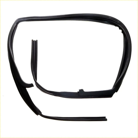 Black rubber right glass run channel window seal strip for toyota hilux 2-door 1988-1997 automotive use