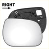 Black plastic right side car mirror with reflective glass and non heated back for 2005 2011 toyota rav4