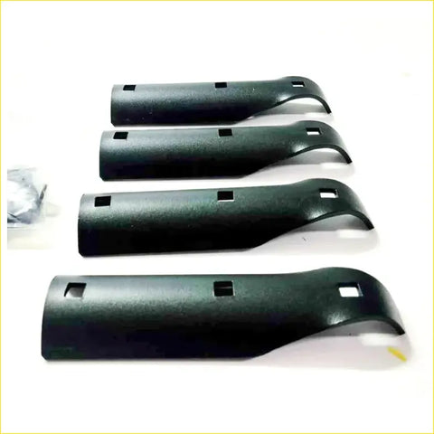Rockarmor 50 - 52mm black matte plastic brush bar clamps with square cutouts for 4wd ute offroad use pack of 4