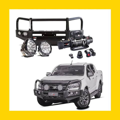 Rockarmor Elite Bullbar Frontal Combo To Suit Holden