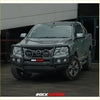 Black rockarmor elite bullbar front bumper with round headlights for offroad 4wd ute mazda bt-50 2012-2019