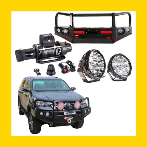 Rockarmor Elite Bullbar Frontal Combo To Suit Toyota
