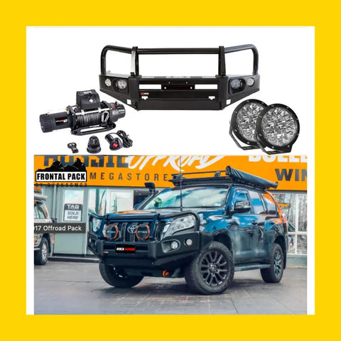 Rockarmor Elite Bullbar Frontal Combo To Suit Toyota