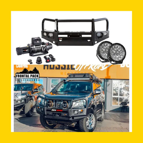 Rockarmor Elite Bullbar Frontal Combo To Suit Toyota