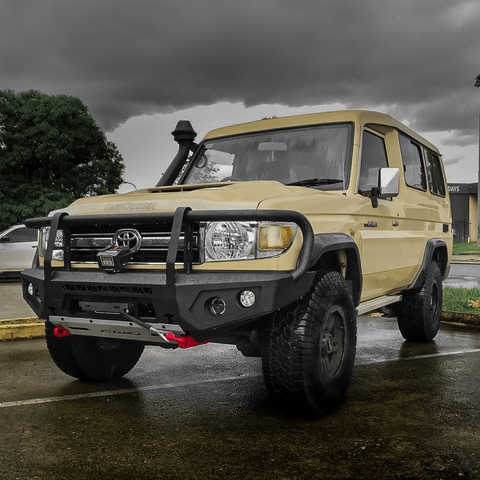 Rockarmor Gt Hoop Steel Bullbar - Toyota Landcruiser 76 78 79 2007-11/2023 (Full Bar Replacement)