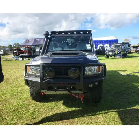 Rockarmor Gt Hoop Steel Bullbar - Toyota Landcruiser 76 78 79 2007-11/2023 (Full Bar Replacement)
