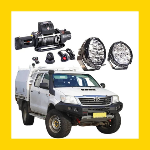 Rockarmor GT Hoopless Steel Bullbar Frontal Combo -