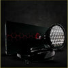 Rockarmor phantom 9inch black circular led driving light with bright white leds for 4wd ute and offroad use
