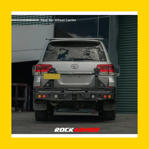 Rockarmor Steel Dual Wheel Carrier To Suit Toyota