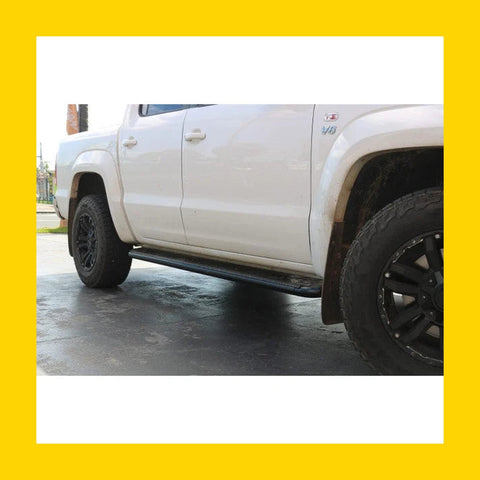Rockarmor Steel Rockslider Side Steps To Suit Vw Amorok
