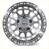 Silver roh alloy assault wheel with multi-spoke design and machined finish 17x9 6x139.7 with minus 12 offset