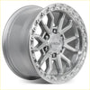 Silver roh raid 17x9 alloy wheel with machined finish and intricate spoke design for 6x139.7 bolt pattern and 35 offset