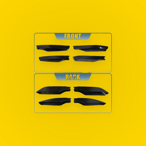Roof Rack Bar Rail End Covers for Toyota Land Cruiser (2010-2018)