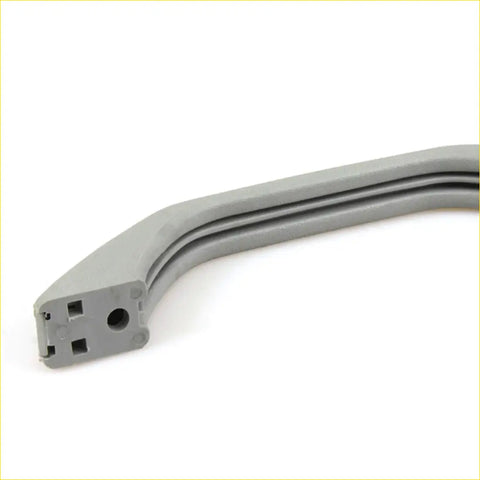 Gray rubber roof rail handle seal for nissan d21 navara 1985-1999 with curved flexible design and three ridges